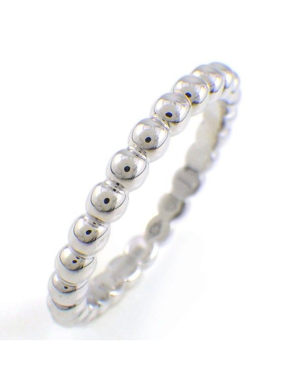 Van Cleef & Arpels Ring Perlee White Gold Pearl Medium Model